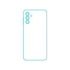 Digital Samsung Galaxy A13 5G Clean Outline Svg Vector, Free Vectors File